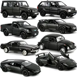 Diecast Model 1 36 Car Autourized Models Dark Black Series Excisite Made Collectible Play Mini 125 cmボーイズ230518用のポケットおもちゃ