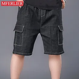 Mens Jeans Summer 7XL 140kg Oversize Men 5XL 6XL Large Size Loose Shorts 230519