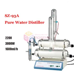 Vattenfilter Quartz Automatisk Pure Water Distiller Double Distillation Lab Använd SZ-93A 220V