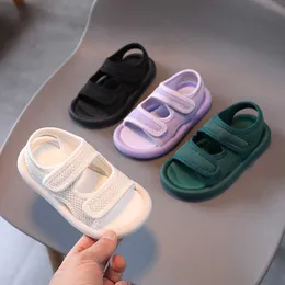 Sandals Baby Sandals For Girl Candy Color Child Sandal Summer New Mesh Breathable Kids Shoes Lightweight Soft Sole Girl Boys Beach Shoes AA230518