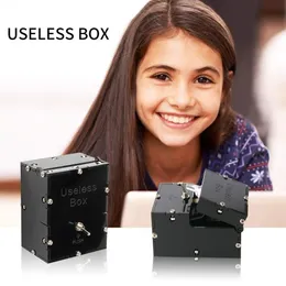 Useless Machine Birthday Gift Fully Asembled Mini Edition Useless Box for Birthday and Party Gift Toy Game347n
