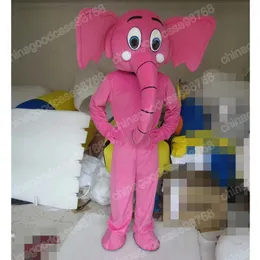 Performance Elephant Mascot Costume Halloween Christmas Fanche Fanche Party Dress Featon Personagem Time de carnaval