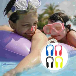 Nose clip 4-piece children's swimming nose clip portable plug clip children's Sile Pegs pin wear-resistant P230519