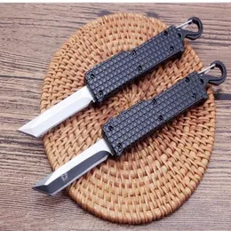 mini keychain knife double action tactical self defense folding edc knife camping knife automatic knives knives xmas gift a2956 BM317s