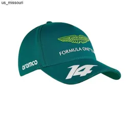 볼 캡 볼 캡 패션 Alonso F1 Aston Martin 팀 야구 모자 스냅 백 모자 모자 조절 모자 햇볕 모자 고르 라스 험버 페르난도 고르라 J230520