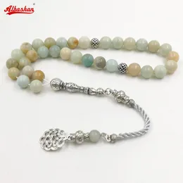 Abbigliamento tasbih naturale ite pietra di preghiera turca perline musulmane Misbaha Accessori rosari islamici eid regalo arabo alla moda