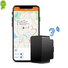 Новый Mini obd GPS GPS -монитор Tracker 16PIN OBD II Plug Play Car GSM OBD2 Device Device GPS Locator с приложением онлайн -программного обеспечения