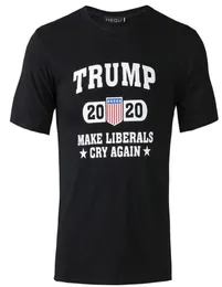 Trump 2020 Print T Shirt S3XL ONeck Short Sleeve Men Shirts Summer Cotton TShirt Fashion Black Trump Casual Shirt Gifts VT06427521760