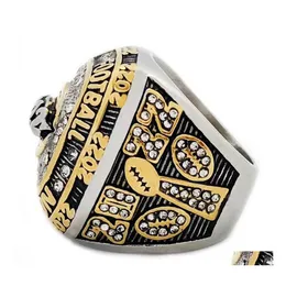 Três anéis de pedra 2022 Fantasy Football Alloy Championship Ring Fãs Gift Wholesale Dê um tamanho 11 2021 A jóias de entrega de design DHYDK