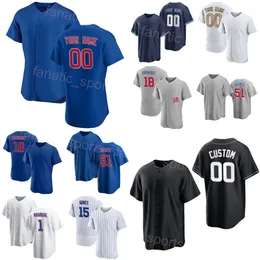 Baseball personalizado 1 Nick Madrigal Jersey 27 Seiya Suzuki 18 Tucker Barnhart 32 quilômetros Mastrobuoni 51 Eric Hosmer 15 Yan Gomes Jonathan Villar Base Cool Man Woman X-X