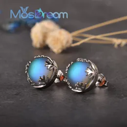 Stud Itsmos Moonlight Ladies Fashion Aurora Borealis Orecchini S925 Silver Stud Gioielli Eleganti Compleanni Romati per donne