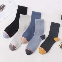 Men's Socks Fashion Patchwork Long Cotton High Qaulity Casual Male Autumn Winter Warm Sock Hosiery Chaussette Homme