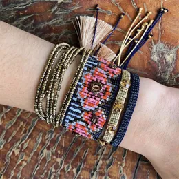 Bracelets ZHONGVI Flower Bracelet For Ladies Boho Jewelry Gift Jewellery Puseras Friendship Miyuki Bracelets Deals with Free Shipping