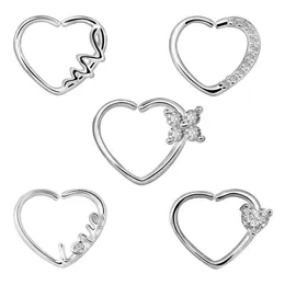 Huggie New Style CLAY CZ Zircon Ear Stud arring Ear Tragus Heart Ring Ring Aretes Small Hoop Earrings Homps for Women