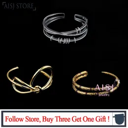 Bangle S925 Sterling Silver Gold Color Bracelet Bow Tie Running Smart Bracelet Female Fashion Temperament Luxury Brand Monaco Jewelry