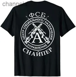 Mäns T-shirts Ryssland FSB Spetsnaz Alpha Group Sniper T-shirt. Summer Cotton Short Sleeve O-Neck Mens T Shirt Ny S-3XL