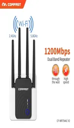 Routers Long Range Extender 80211ac Wireless WiFi Repeater Wi Fi Booster 24G5Ghz WiFi Amplifier 3001200 M wifi router Access point6678987