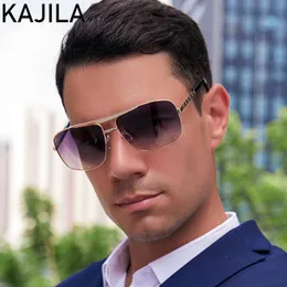 Солнцезащитные очки винтажные квадратные мужчины дизайнер роскошных брендов ретро -модные летние солнце