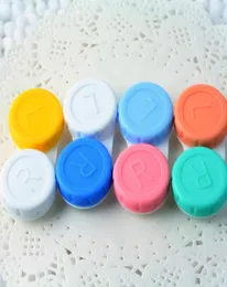 Plastic Portable Mini Contact Lens Case Travel Contact Lens Holder Container With Mirror Easy Carry For Eyes Care1585623