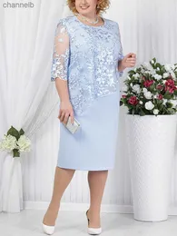 Casual Dresses Plus Size Summer Dresses for Wedding Guest Women 2022 Fashion Lace Patchwork Slim BodyCon Pencil Dress Elegant Party Dresses L230520
