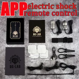 Zabawki dla dorosłych DG-LAB Electro Shock App App Pilot Control Power Box SM Player Pex Electrical Stymulator Sex Toys dla par 230519