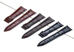 시계 밴드 Sauppo Frederique Constant Band First Layer Leather Pin Buckle 23mm Black and Dark Brown Men Belt2804636에 적합합니다.