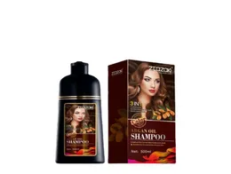 500ML Natural Organic Hair Color Permanent Hair Coloring Shampoo Long Lasting Hair Dye Shampoo Professional Dye7089089