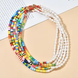 Halsband zmzy nya klassiska sötvatten pärlor pärlhalsband för kvinnor vintage pärla trendig kvinnas choker smycken halsband fest smycken smycken