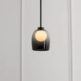Pendellampor nordiska ljus sovrum matsal glas hängande lampa loft heminredning armaturupphängning modern designer hanglamp