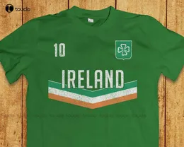 رجال هوديز للرجال ، قميص كرة قدم في أيرلندا ، قميص كرة القدم لاكي تي شبي للرجبي الهدية الأيرلندية هدية عيد الميلاد XS-5XL Tee STREET