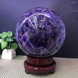 Strand SNQPNatural Amethyst Ball Ornament Stone High Grade Decoration Crystal Original Feng Shui Recruits Wealth And