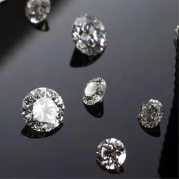 Tornozeleiras 50 Pçs / lote de diamante natural real 1.2mm de diâmetro pedras preciosas para pulseiras incrustadas anéis brincos pingentes homens e mulheres jóias