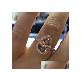 Pierścienie zespołowe damskie modne zamęcie mody w kobiecych biżuterii Symised Diamond Pierścień DHED DHGBP