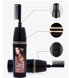 Colored Multicolor Hair Dye Brush Black Hair Shampoo With Comb9188252