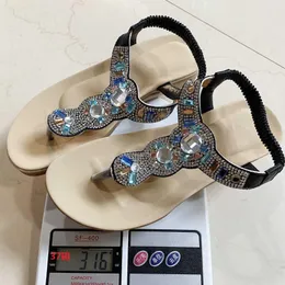 Sandals Summer 2023 Spring Large Women's One Line Buckle Fashion ROMAN Round Head Back Trip Strap