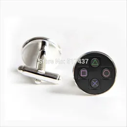 2017 Controlador de videogame de videogame de 2017 CUFFLINKS CONTROLADOR DE JOGO CUFF LINK MEN CUFFLINKS High Quality