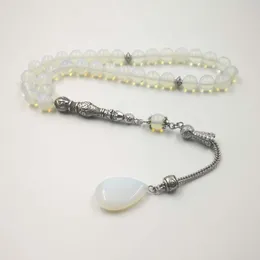 Bracelets New arrival opal stone Tasbih 33 66 99 beads March 8 Gift Muslim misbaha Man's prayer beads Women's bracelet Islam Rosary