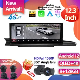 Audi A6 A6L A7 2012-2019 용 12.3 인치 LHD 자동차 라디오 DVD 멀티미디어 플레이어 Android 12 Auto Audio GPS 탐색 스테레오 수신기 -3