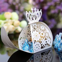 Geschenkpapier 25 Stück/Packung Love Heart Crown Cut Hollow Gifts Chocolate Candy Boxes Drop