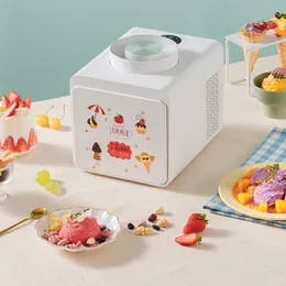 120W Household Automatic Ice Cream Maker Soft Hard Ice Cream Making Machine Intelligent Ice Yogurt Maker Dessert Maker 24V