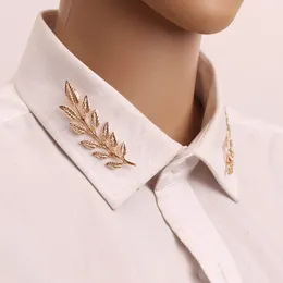 Koreanska smycken vind retro träd män och kvinnor universal brosch bladskjorta kostym krage grossist stift och broscher lapel pin