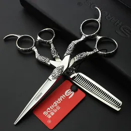 Hair Scissors Sharonds 6 Inch Japanese Import 440c Professional Hairdresser Stainless Steel Cutting & Thinning