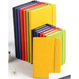 メモ帳のペーページ並べジャーナルa5 a5 harder notebook pu leath for office home home or home Schoolまたはbusiness 80シートドロップ配達産業dhrdb