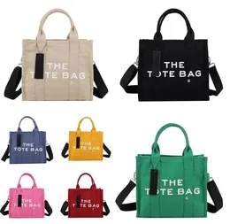 tote çanta bayan ünlü tasarımcı serin pratik büyük kapasiteli düz çapraz vücut omuz çanta kadınlar büyük para çantası crossbody case square tuval tuval cüzdanaa