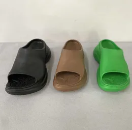 Designer-Damen-Poolcroc-Slide-Gummi-Plattform-Sandale, 5 cm dicke Unterseite, Hausschuhe, schwarz-weiße Strand-Slides, offene Zehenschuhe, Größe 35–42, mit Box-Tasche NO445