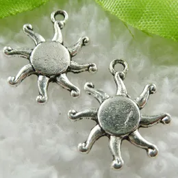 Charms 360 قطعة سحر Silver Silver 19x17mm #453