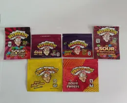 Warheads Pouch Sour Bag Edibles Gummies Mylar Storage Package Packing Bags Wowheads Jelly Beans Smell Proof Child Gummy Chewy Cube8502303