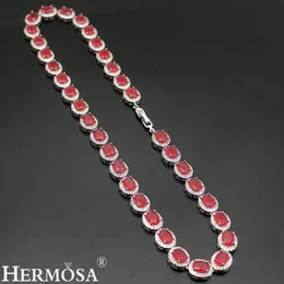 Halsband Hermosa smycken silver färg färg kvinnor choker halsband oval mode sommarfestklänningar dam design