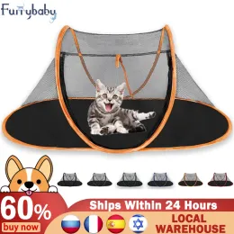 Складная палатка палатка кошки для собачьей клетки для домашних животных для кошачьей палатки Playpen щенка