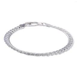 Łańcuchy kobiety codzienne prezenty mody biżuterii łańcuch hiphopowy Naszyjnik przenośny luksus 8 -calowy 20 cali 22 -calowy krawężnik Link 5 mm trwały